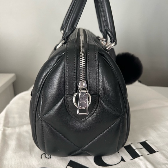 Coach Rowan Satchel with Diamond Quilting with Wallet - Picture 6 of 15